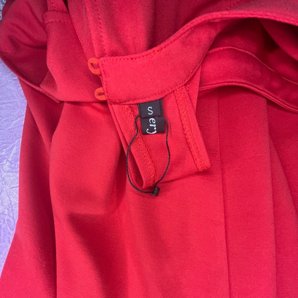 BERYDRESS SMALL RED BACKLESS DRESS STRETCH - Picture 7 of 11